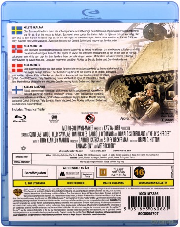 Kelly's Heroes (Złoto dla zuchwałych) [Blu-Ray]