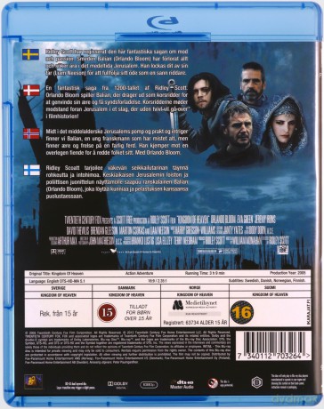 Kingdom of Heaven (Królestwo niebieskie) [Blu-Ray]