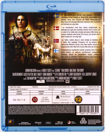 Legenda [Blu-Ray]