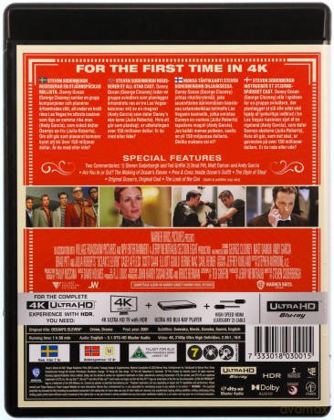 Ocean's Eleven (Ocean's Eleven: Ryzykowna gra) [Blu-Ray 4K]
