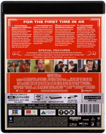 Ocean's Eleven (Ocean's Eleven: Ryzykowna gra) [Blu-Ray 4K]