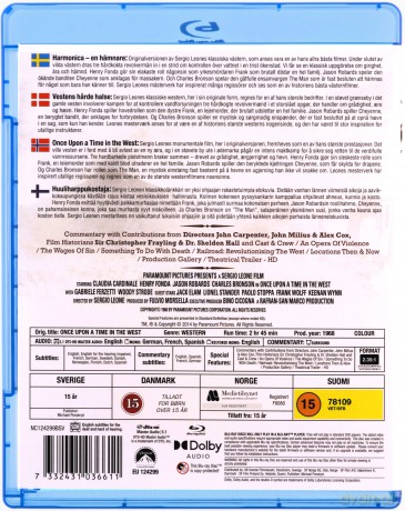 Once Upon A Time In The West (Pewnego razu na Dzikim Zachodzie) [Blu-Ray]