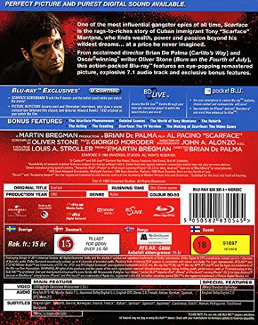 Scarface (Człowiek z blizną) [Blu-Ray]
