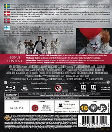 Stephen King's It (Remake) (Blu-Ray)