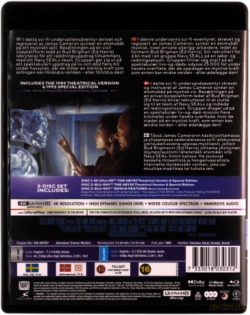The Abyss (Otchłań) [Blu-Ray 4K]+[2xBlu-Ray]