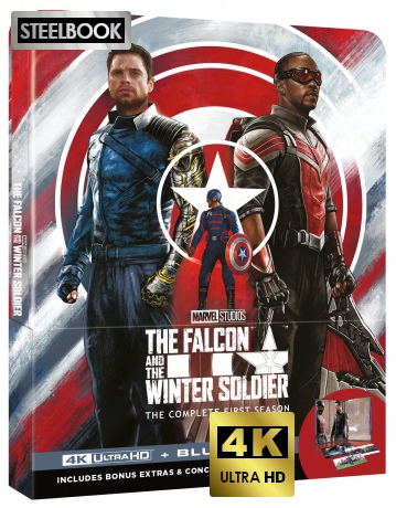 The Falcon And The Winter Soldier Season 1 (Falcon i Zimowy Żołnierz) (steelbook) [2xBlu-Ray 4K]+[2xBlu-Ray]