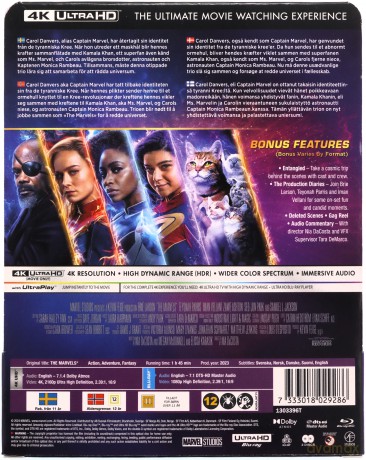 The Marvels (steelbook) [Blu-Ray 4K]+[Blu-Ray]