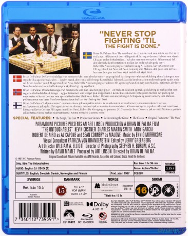 The Untouchables (Nietykalni) [Blu-Ray]