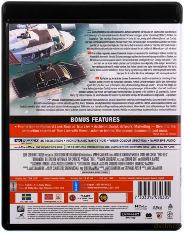 True Lies (Prawdziwe kłamstwa) [Blu-Ray 4K]+[Blu-Ray]