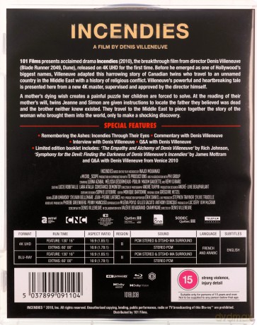 Incendies (Pogorzelisko) [Blu-Ray 4K]+[Blu-Ray]