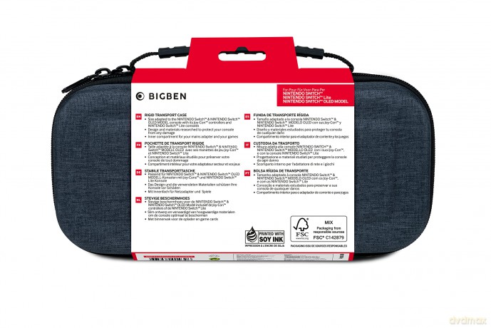 BigBen Interactive Protective Case Grey (Switch)