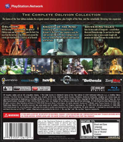 Elder Scrolls 4: Oblivion (Greatest Hits) [GRA PS3]