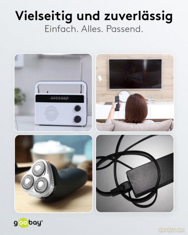 Euro Power Cable For PS4, PS3 Slim And PS2