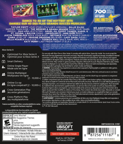 Just Dance 2022 [GRA XBOX SERIES X]