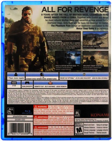 Metal Gear Solid V (5): The Phantom Pain [GRA PS4]