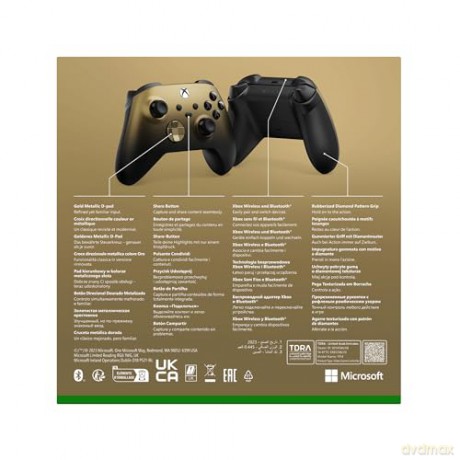 Microsoft Xbox X Wireless Controller - Gold Shadow