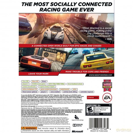 Need for Speed: Most Wanted 2012 (Platinum Hits) [GRA XBOX360]