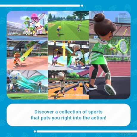 Nintendo Switch Console - Neon Blue/Red + Nintendo Switch Sports