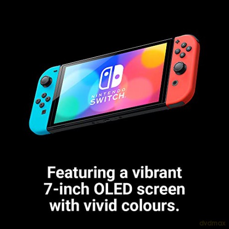 NINTENDO Switch OLED Console - Neon Red/Blue