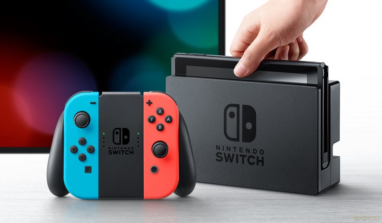 Nintendo Switch With Joy-Con - Neon Blue and Neon Red inc. Sport
