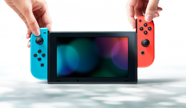 Nintendo Switch With Joy-Con - Neon Blue and Neon Red inc. Sport