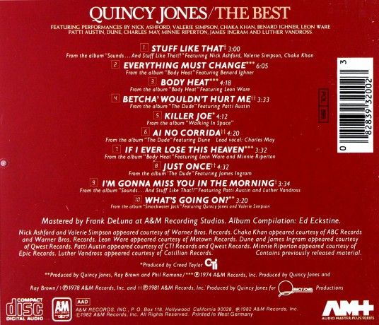 Quincy Jones: The Best Of Quincy Jones [CD]