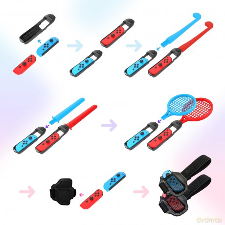 ONIVERSE - 12 in 1 kit - Switch Sports Accessories