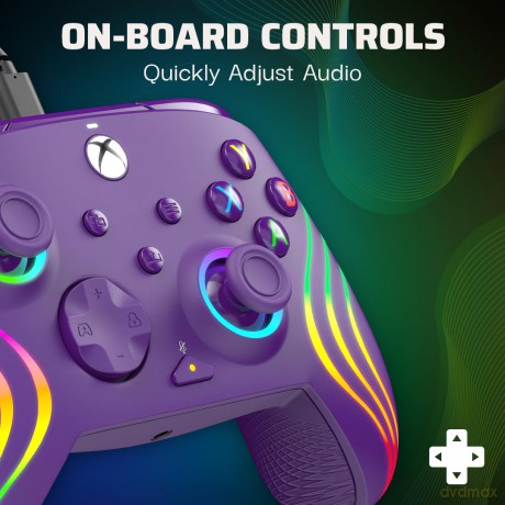 PDP Afterglow Wave Wired Controller - Purple