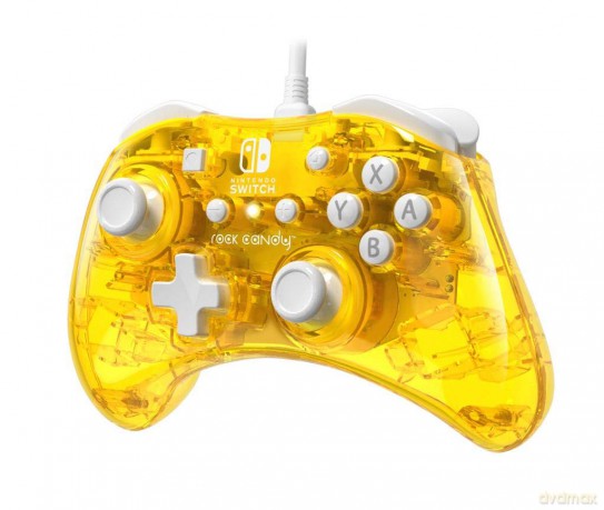 PDP Rock Candy Wired Mini Switch Controller (Pineapple-Pop)
