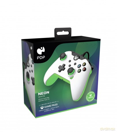 PDP Wired Controller Xbox Series X White - Neon (Green)