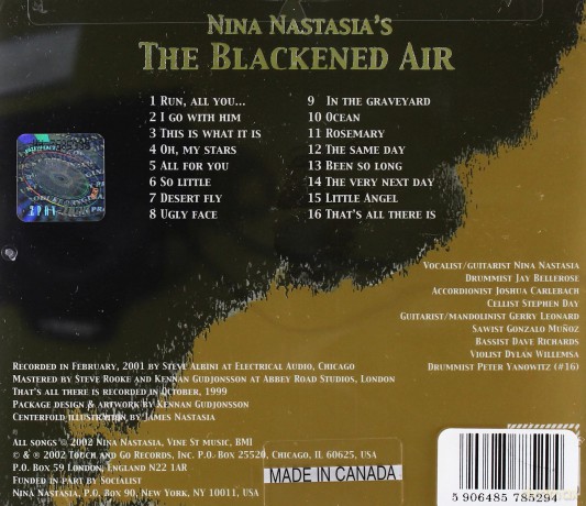 Nina Nastasia: The Blackened Air [CD]