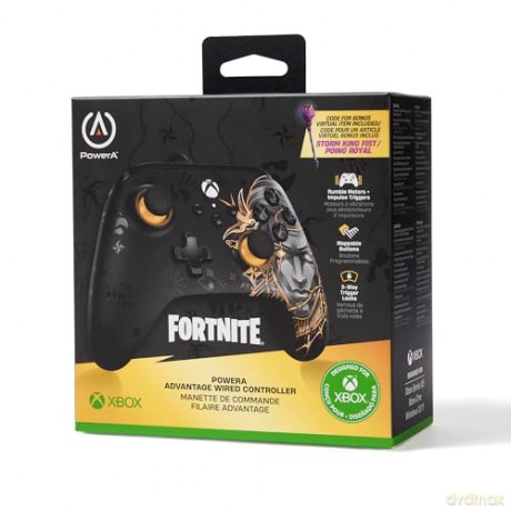 PowerA Advantage Wired Controller - Midas Fortnite (Xbox Series X - S)