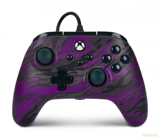 PowerA Advantage Wired Controller - Xbox Series X/S - Purple Camo