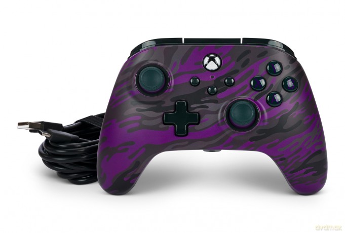 PowerA Advantage Wired Controller - Xbox Series X/S - Purple Camo