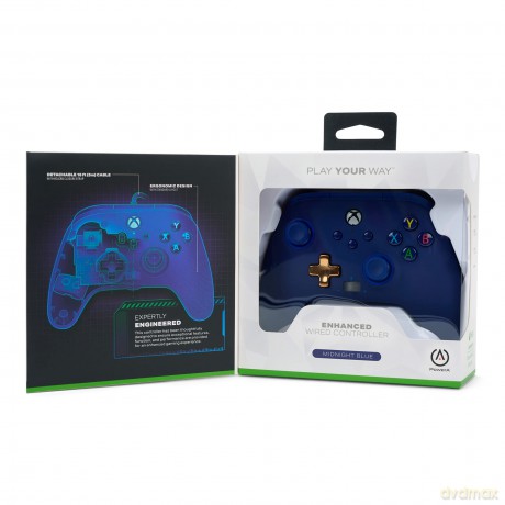 PowerA Enhanced Wired Controller - Xbox Series X/S - Midnight Blue