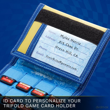 POWERA Trifold Game Card Wallet - Sonic Kick /Nintendo Switch