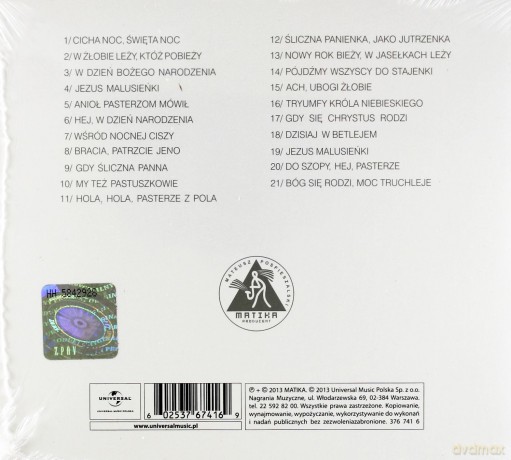 Mateusz Pospieszalski: Kolędy (digipack) [CD]