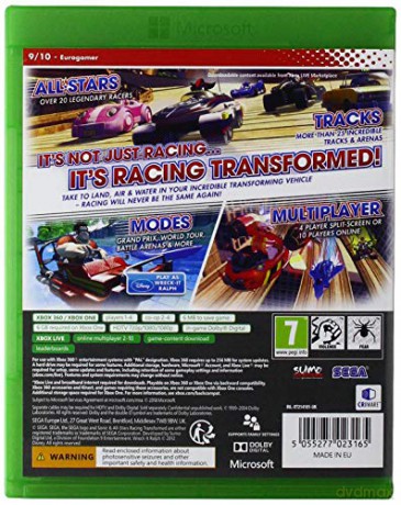 Sonic and All Stars Racing Transformed (XONE/X360) [GRA XBOX360]