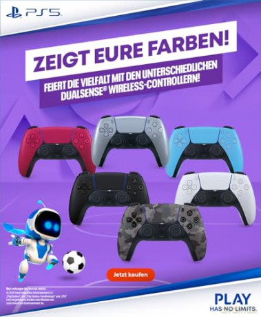 Sony Playstation 5 Dualsense Controller Midnight Black