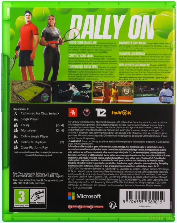 TopSpin 2K25 (Deluxe) [GRA XBOX SERIES X]