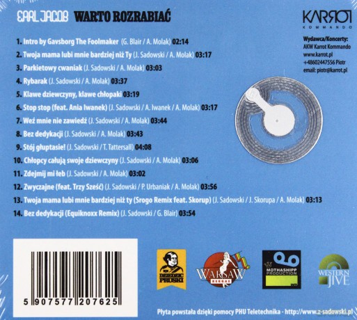Earl Jacob: Warto Rozrabiać [CD]