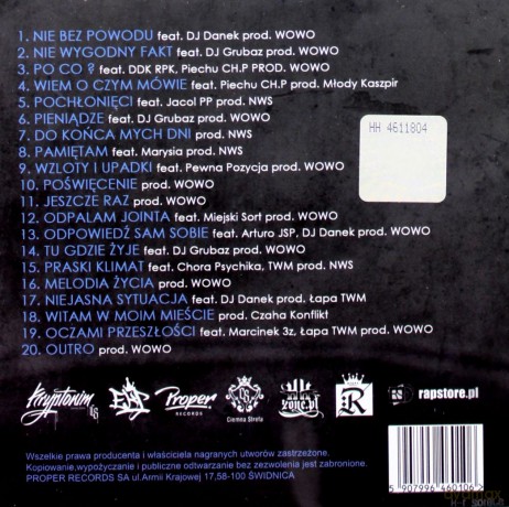 Kryptonim: Nie Bez Powodu 2013 [CD]