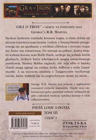 Nawałnica mieczy. Stal i śnieg. Pieśń Lodu i Ognia (Tom 3) - George R.R. Martin [KSIĄŻKA]