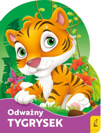 Odważny tygrysek. Wykrojnik - Urszula Kozłowska [KSIĄŻKA]