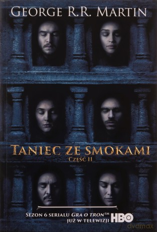 Taniec ze smokami. Pieśń Lodu i Ognia (Tom 2) (okładka filmowa) - George R.R. Martin [KSIĄŻKA]