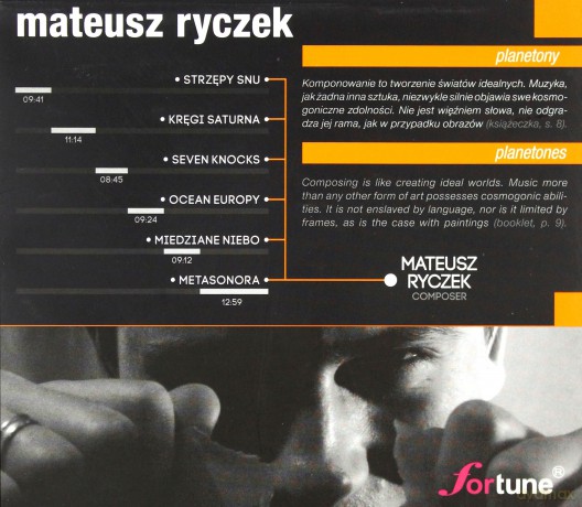 Mateusz Ryczek: Planetony [CD]