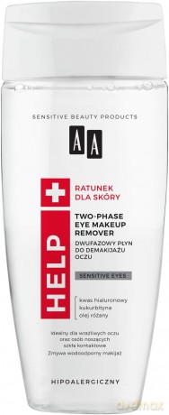 AA Help Dwufazowy płyn do demakijażu oczu Sensitive Eyes 150 ml