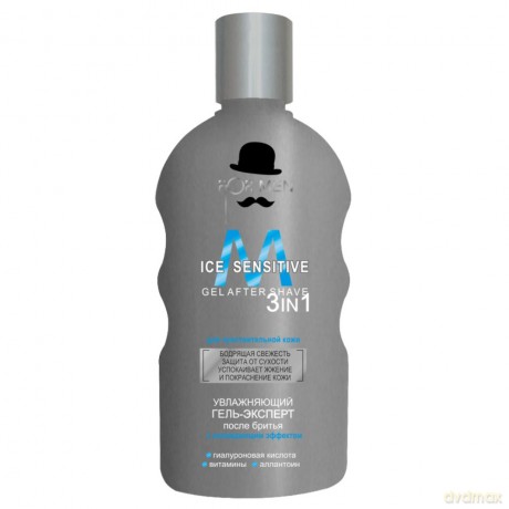 ALLIANCE OF BEAUTY Men Nawilżający żel-ekspert po goleniu ICE SENSITIVE 200 ml