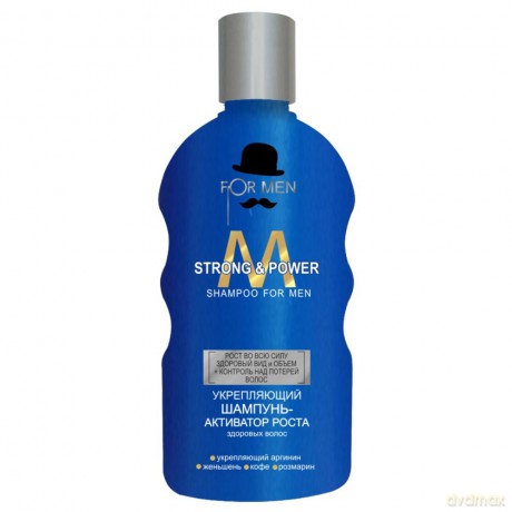 ALLIANCE OF BEAUTY Men Szampon wzmacniający-aktywator zdrowego wzrostu włosów STRONG&POWER 200 ml