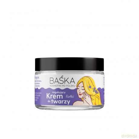 BAŚKA Krem do twarzy regulujący - fiołki 50 ml